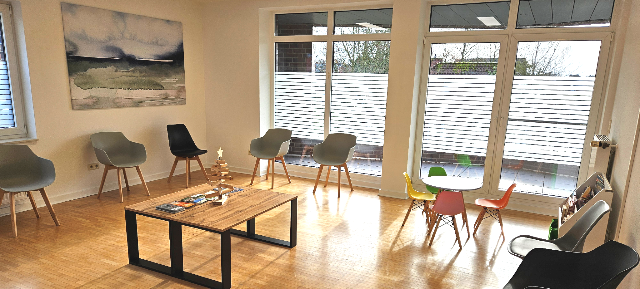 Wartezimmer 2 in Bereich 2 der Praxis